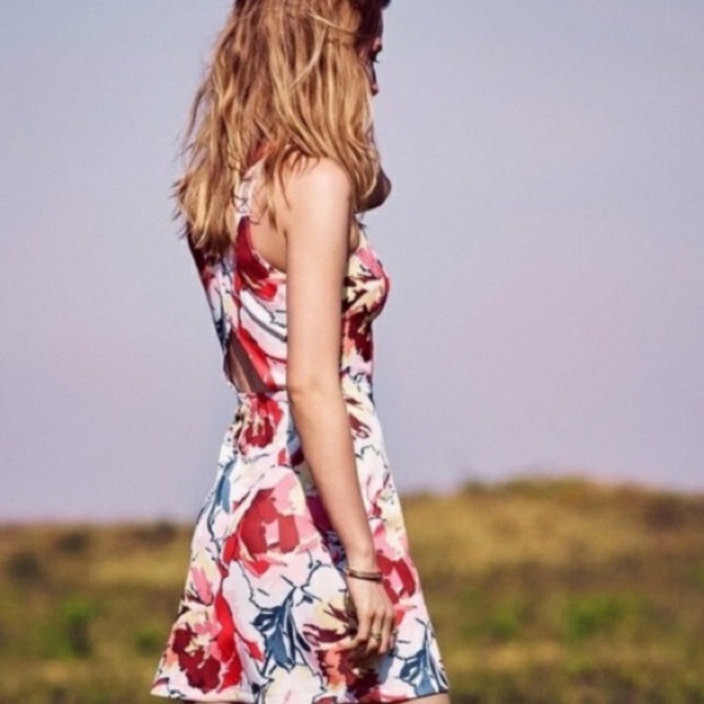 Abercrombie & Fitch Scuba Floral Dress